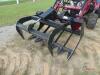 Mahindra EMAX 22L MFWD Tractor, s/n 22HRL04616: Rollbar, Mahindra 25L Loader w/ Grapple, 3PH, PTO, Drawbar, Meter Shows 243 hrs - 8
