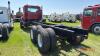 2005 Mack CV713 Cab & Chassis, s/n 1M2AG11C15M019246 (Rebuilt Title): T/A, Day Cab, Mack E7-350 Eng., Fuller 8LL, 4.42 Ratio, 44K Camelback, 265" WB, Front Flotation Tires - 6