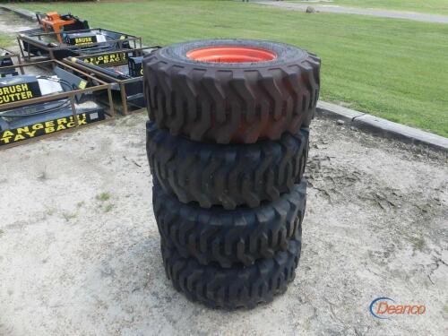 (4) R4 14x17.5 Tires w/ Kubota Rims
