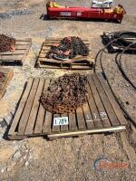 (2) Pallets of Chains w/ Hooks