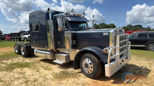 2005 Peterbilt 379 Truck Tractor, s/n 1XP5D49X45D859320: T/A, Sleeper, Cummins ISX 475 Eng., Eaton 13-sp., Wet Kit