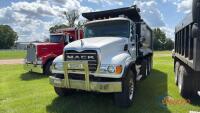 2004 Mack CV713 Tri-axle Dump Truck, s/n 1M2AG11C44M013309: Mack Eng., 8LL, Hard Ox 16' Dump