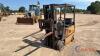 Yale 357A forklift, s/n 5021352-03 Gas Eng, Needs alternator Belt, Meter shows 3482 hrs - 15