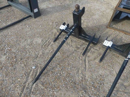 3PH Hay Spear w/ Gooseneck Ball