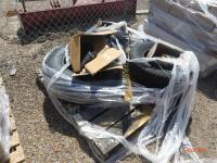 Pallet containing 34x11 Tire, 700/750R15 Tubes, 205/75R14 Tires, 2989 Chainguard, 1664 Filters