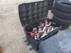 (2) Plastic Tool Boxes w/ Fire Extinguishers - 2