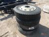 (4) 285/75R24.5 Tires w/ Rims