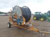 Amadas Rain Reel Traveling Irrigation System, s/n 370810: Model M7A, w/ Gear Box, Gun Cart, 5" Hose, Trailer-mounted