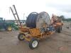 Amadas Rain Reel Traveling Irrigation System, s/n 370810: Model M7A, w/ Gear Box, Gun Cart, 5" Hose, Trailer-mounted - 2