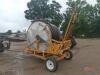 Amadas Rain Reel Traveling Irrigation System, s/n 370810: Model M7A, w/ Gear Box, Gun Cart, 5" Hose, Trailer-mounted - 3