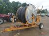 Amadas Rain Reel Traveling Irrigation System, s/n 370810: Model M7A, w/ Gear Box, Gun Cart, 5" Hose, Trailer-mounted - 9