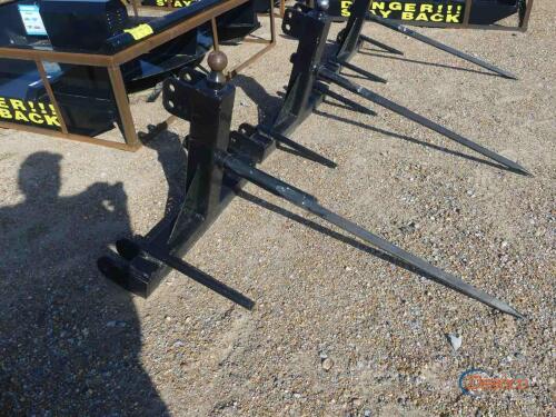 3PH Hay Spear w/ Gooseneck Ball