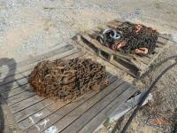 (2) Pallets of Chains w/ Hooks