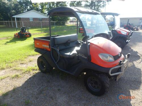 2015 Kubota RTV500 4WD Utility Vehicle, s/n A5KA1CGAKFG040723 (No Title - $50 Trauma Care Fee Applies): Gas Eng., Locking Diff, Manual Dump Bed, 738 hrs