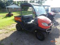 2015 Kubota RTV500 4WD Utility Vehicle, s/n A5KA1CGAKFG040723 (No Title - $50 Trauma Care Fee Applies): Gas Eng., Locking Diff, Manual Dump Bed, 738 hrs