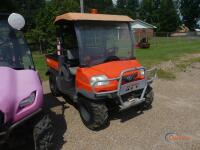 2009 Kubota RTV900 4WD Utility Vehicle, s/n KRTV900A910A0248 (No Title - $50 Trauma Care Fee Applies): Diesel Eng., Hyd. Dump Bed, Rear Hyd Remote, 464 hrs (Utlity Owned)