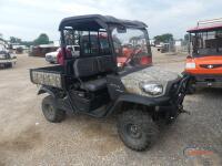 2024 Kubota RTV-X 4WD Utility Vehicle, s/n A5KP1HDBHPG011527 (No Title - $50 Trauma Care Fee Applies): Camo, Diesel Eng., Winch, Hyd. Dump Bed, 507 mi., 70 hrs