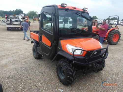 2020 Kubota RTV-X1100 4WD Utility Vehicle, s/n A5KC2GDBALG062507 (No Title - $50 Trauma Care Fee Applies): Diesel Eng.,m Encl. Cab., Winch, Hyd. Dump Bed, 3781 mi., 1407 hrs