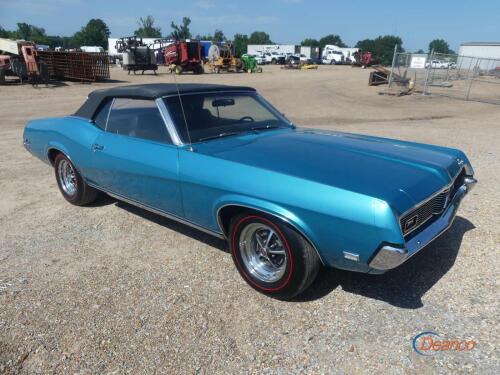 1969 Mercury Cougar Convertible, s/n 9F92H567353: 351 Windsor Eng., 4-sp. Manual, 2-door, 90K mi.