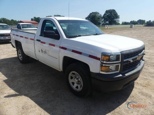 2015 Chevy Silverado 1500 Pickup, s/n 1GCNCPEC8FZ411434: 2wd, 5.3L Gas Eng., Auto, LWB, 228K mi. (Owned by MDOT)