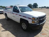 2015 Chevy Silverado 1500 Pickup, s/n 1GCNCPEC8FZ411434: 2wd, 5.3L Gas Eng., Auto, LWB, 228K mi. (Owned by MDOT)