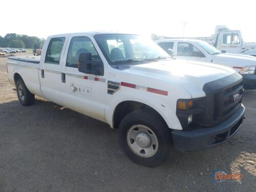 2010 Ford F250 Pickup, s/n 1FTSW2A5XAEA59722: 2wd, Crew Cab, 5.4L Gas Eng., Auto, Bed Cover, LWB, 286K mi. (Owned by MDOT)