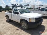 2009 Chevy 1500 Silverado Pickup, s/n 1GCEC14C39Z119810: Reg. Cab, 4.8L Gas Eng., Auto, Tool Box, Ladder Rack, 185K mi. (Utility Owned)