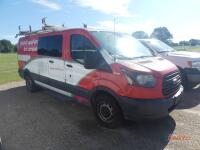 2015 Ford Transit 350 Van, s/n 1FTSW2ZM1FKB22145: Storage Shelves & Drawers, Ladder Rack, 174K mi. (Utility Owned)