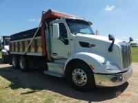 2016 Peterbilt 579 Tandem-axle Dump Truck, s/n 1XPBDP9X4GD320672: Paccar MX13 405hp Eng., 10-sp., 12K Front, 38K Rears, 11R22.5 Tires, Air Ride, 11R22.5 Tires, 16' Dump
