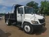 2008 Hino 268 Single-axle Dump Truck, s/n 5PVNJ8JT182551748: Hino L6 7.6L D