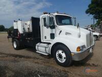 2007 Kenworth T300 Fuel & Lube Truck, s/n 2NKMWD7187M210684: S/A, Cat C7 Acert Eng., 6-sp., 6 Hose Reels, Cutting Torch, 371K mi.