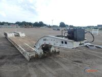 2002 Kalyn Siebert Drop Deck Trailer, s/n 5DDKE243921000503: 50-ton, 3-axle, Pony Motor, Fold Down Ramps