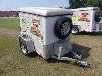 2007 Wells Cargo 4x6 Enclosed Trailer, s/n 1WC200B1772058813: S/A, Model MW6, Rear Swing Door