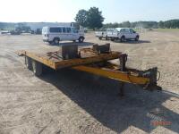 Reids Tag Trailer, s/n 11RF24207J1011062 (No Title - Bill of Sale Only): T/A, Pintle Hitch, Ramps
