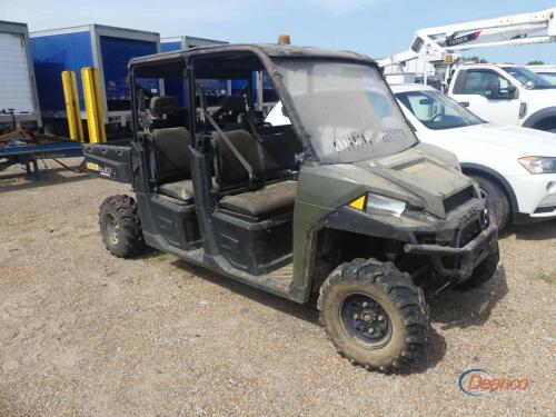 Polaris Ranger 4WD Utility Vehicle, s/n 4XARVAD17J8509241 (Salvage) Diesel