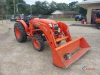 2016 Kubota L4701DT MFWD Tractor, s/n 58276: Rollbar, Kubota LA765 Loader W/ Bkt., 3PH, PTO, 325 hrs