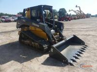 2024 John Deere 331G Skid Steer, s/n 1T0331GKCRF457915: Canopy, 84" Bkt. w/ Teeth, Manual Coupler, Aux. Hydraulics, 2-sp., Camera, 1907 hs