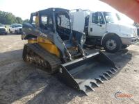 2023 John Deere 331G Skid Steer, s/n 1T0331GKVPF444538: Canopy, 84" Bkt. w/ Teeth, Manual Coupler, Aux. Hydraulics, 2-sp., 1845 hs