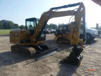 2021 Cat 305.5E2 Mini Excavator, s/n WE216150: C/A, Heat, Hyd. Thumb, Blade, Cat 30" Bkt. w/ Teeth, Manual Coupler, Aux. Hydraulics, Steel Tracks w/ Rubber Inserts, 743 hrs