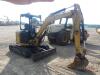 2021 Cat 303.5E2 Mini Excavator, s/n RE900411 Canopy, Aux. Hydraulics, 70" Angle Blade, Cat 16" Bkt. w/ Teeth, 1011 hrs