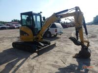 2012 Cat 303.5DCR Mini Excavator, s/n RPH01507: C/A, Hyd. Thumb, Bkt., Blade, 2654 hrs