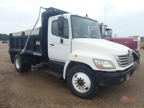 2007 Hino Single-axle Dump Truck, s/n 5PVNJJT072S50461: 6-sp., Ox Bodies 12