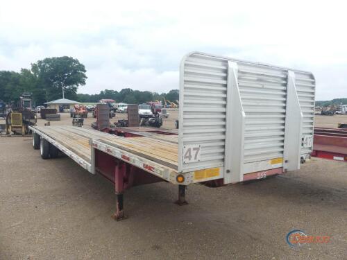 2007 Utility Step Deck Trailer, s/n 1UYFS25327A157604 T/A