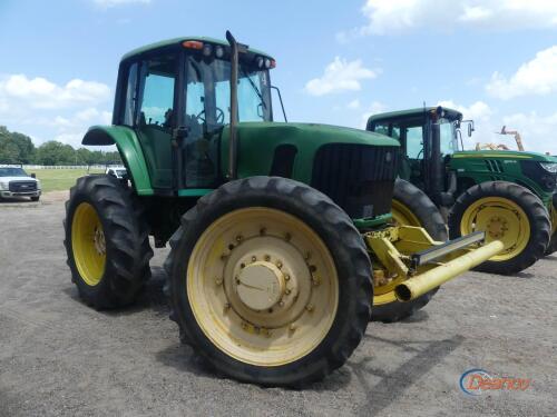 2003 John Deere 7420 MFWD Tractor, s/n RW7420R004151 Encl. Cab, 16/16-sp. Powerquad. 3PH, PTO, 2 Hyd Remotes
