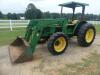 John Deere 5410 MFWD Tractor, s/n LV5410S141883 Rollbar Canopy, JD 540 Loa - 17