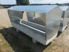 3x10 Concrete Feed Trough w/ Galvanized Metal Roof