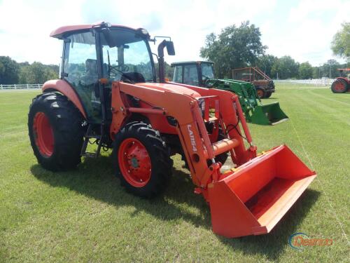 Kubota M7060 MFWD Tractor, s/n 66540 C/A, Hyd. Shuttle, Kubota LA1154 Loader w/ QA 72" Bkt., 3PH, PTO, Drawbar, Hyd Remote, 6403 hrs