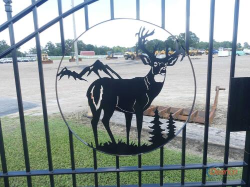 20' Bi-parting Gates: Deer Scene, No Posts
