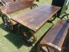 Wagon Wheel Table