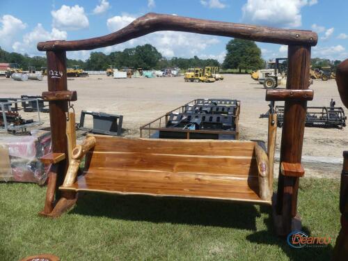 Teak Swing w/ Posts